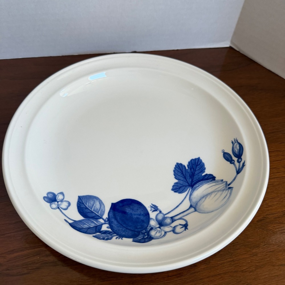 Portmeirion Harvest Blue Dinner Plate Vintage England 10.5"